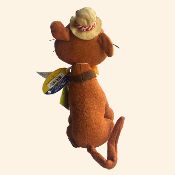 DAKIN DREAM PETS Vintage Fish N Chips Orange Cat Stuffed Plush With Tags - Picture 3 of 5